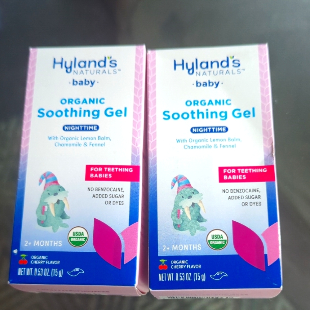 Hyland's Baby Organic Soothing Gel Bundle of 2..
